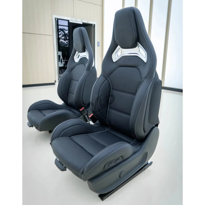 

Suitable for Mercedes-Benz C-Class C63 AMG W205, High Performance Leather Sport Safety Car Seats