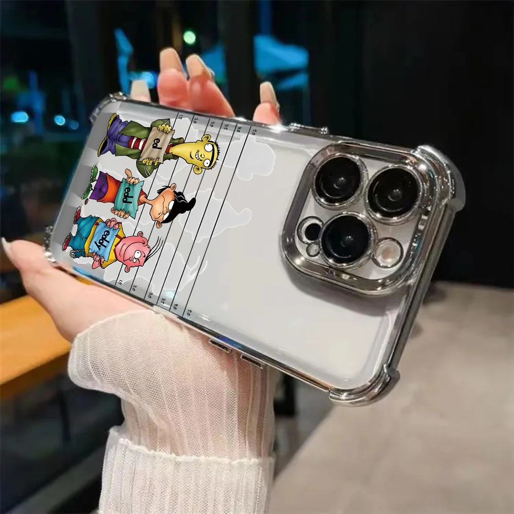 حافظة لهاتف آيفون 16e 16 15 14 13 12 11 Pro Max X XR XSMax 7 8 6 Plus مضادة للسقوط