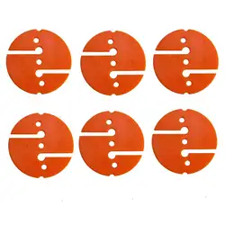 Round Circle Dive Line Arrow Marker for Scuba Cave Wreck Technical Diving Safety Rope Line Marker PVC