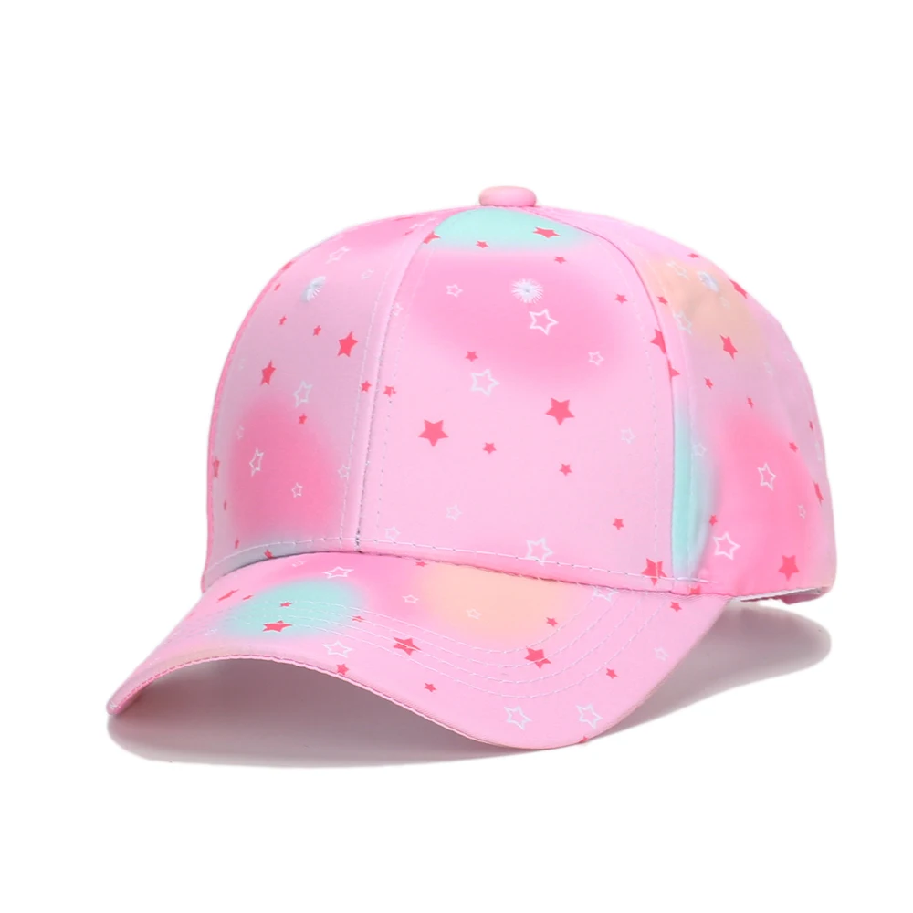 New Children\'s Kids Baseball Cap for Girl Boy Spring Summer Baby Sun Hat Printed Polyester Fiber Toddler Peaked Snapback Kепка