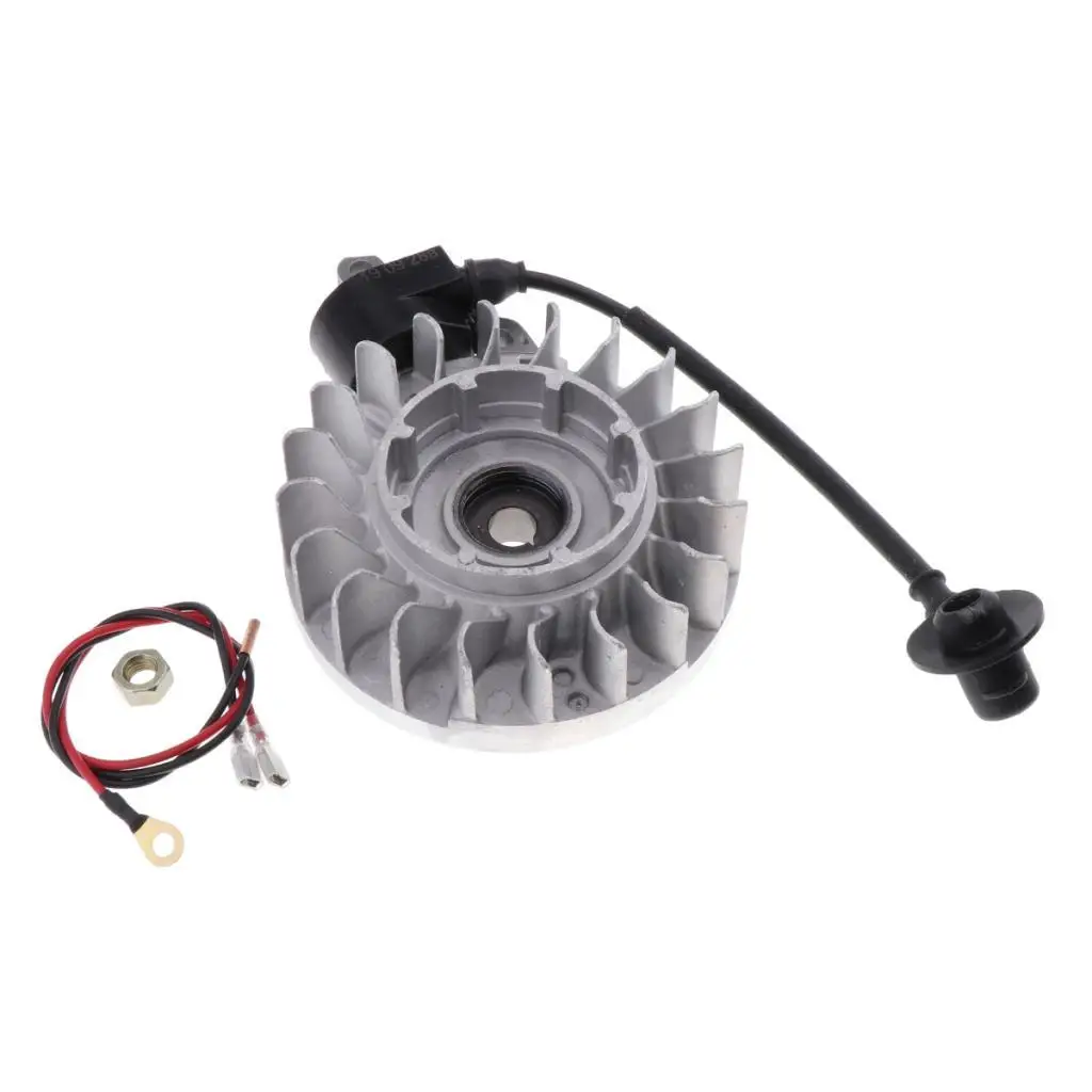 Flywheel and Coil Kit High Quality Metal Spark Plug Replacement Set for Chainsaw Maintenance and Overhaul