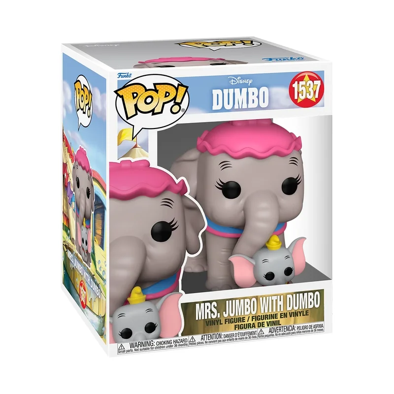 Genuine Edition FUNKO POP Disney POP Mrs. Jumbo with Dumbo Anime Action Desktop Decoration Ornament Model Toys Collectible Model - Image 5