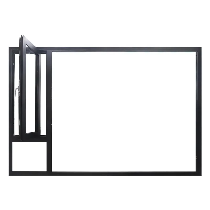 Customization Modern Energy Efficient Aluminum Sliding Windows Thermal Break Double Glazed Tinted Horizontal Opening Pattern Pri