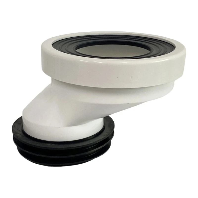 

Offset Toilet Connection Pipe Bathroom Toilet Pipe Connectors Easy to Install Toilet Sewer Drain Adapters Easy to Use