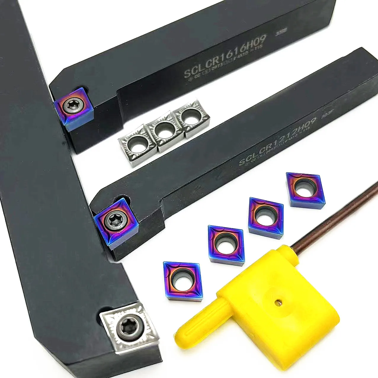 Holder mtholder holder pemegang alat bubut CNC, alat mesin pemotong karbida CCMT09T304