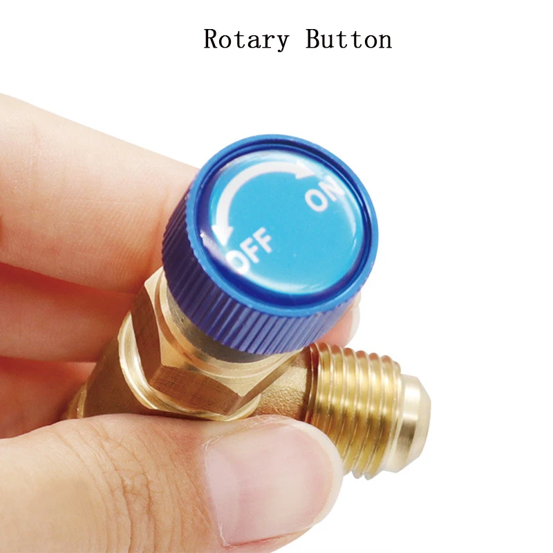 

Air Conditioner Plus Safety Liquid Valve R410 Refrigerant Vacuum Maintenance Switch Charging Safety Adaptor R22 Detection