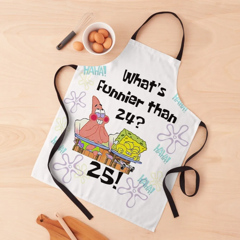 

What's Funnier than 24 25! Apron aprons kitchen professional hairdresser apron Kitchen items