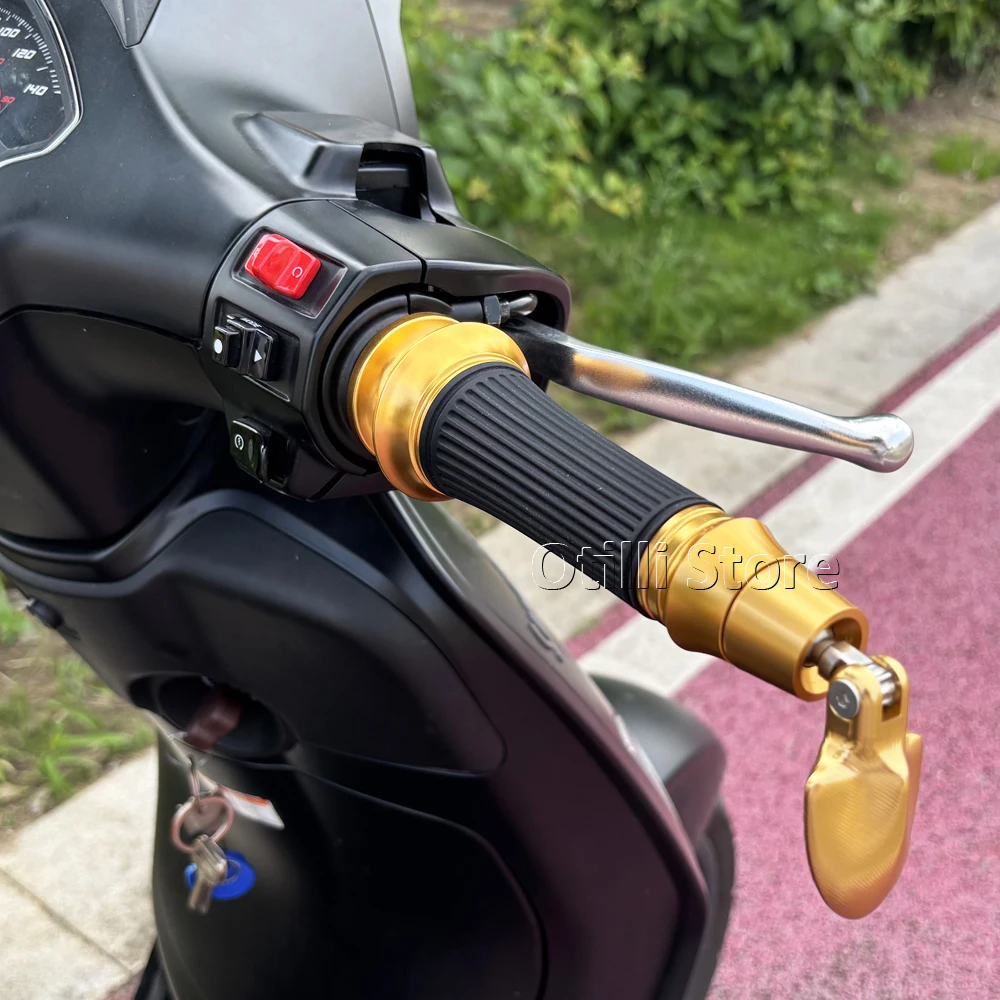 CNC Motorcycle Hand Grips Bar End Mirrors Handlebar Tip Rearview For Vespa Sprint 150 Primavera 150 GTV 300 GTS 125 300 Super