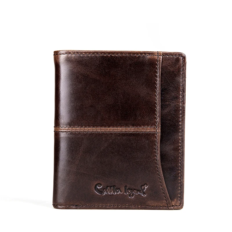 Cobler Legend Wallets for Men Genuine Leather Card Holder Fashion Retro Brand Bag