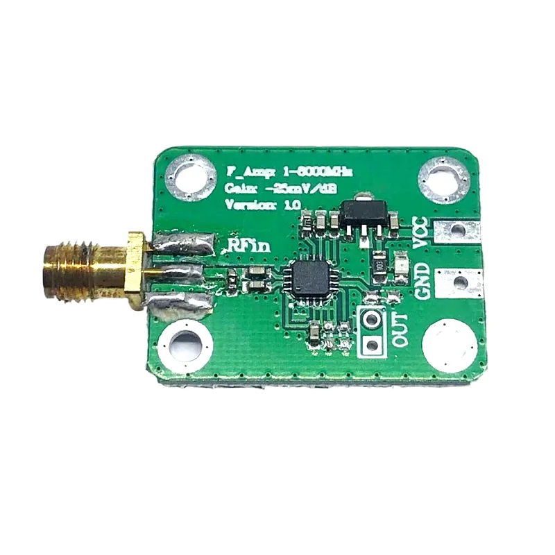 AD8318 1-8000MHz RF Logarithmic Detector Module - 70dB Dynamic Range for RSSI/Power Measurement, Wideband RF Power Meter