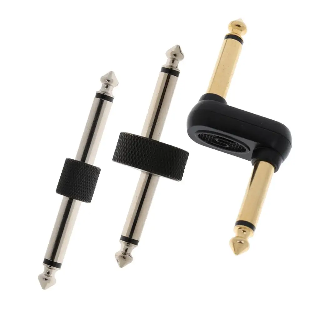 All Metal Guitar Effects Pedal Coupler Plug Adapter for Multi Effect Pedals Pedal Board Connection