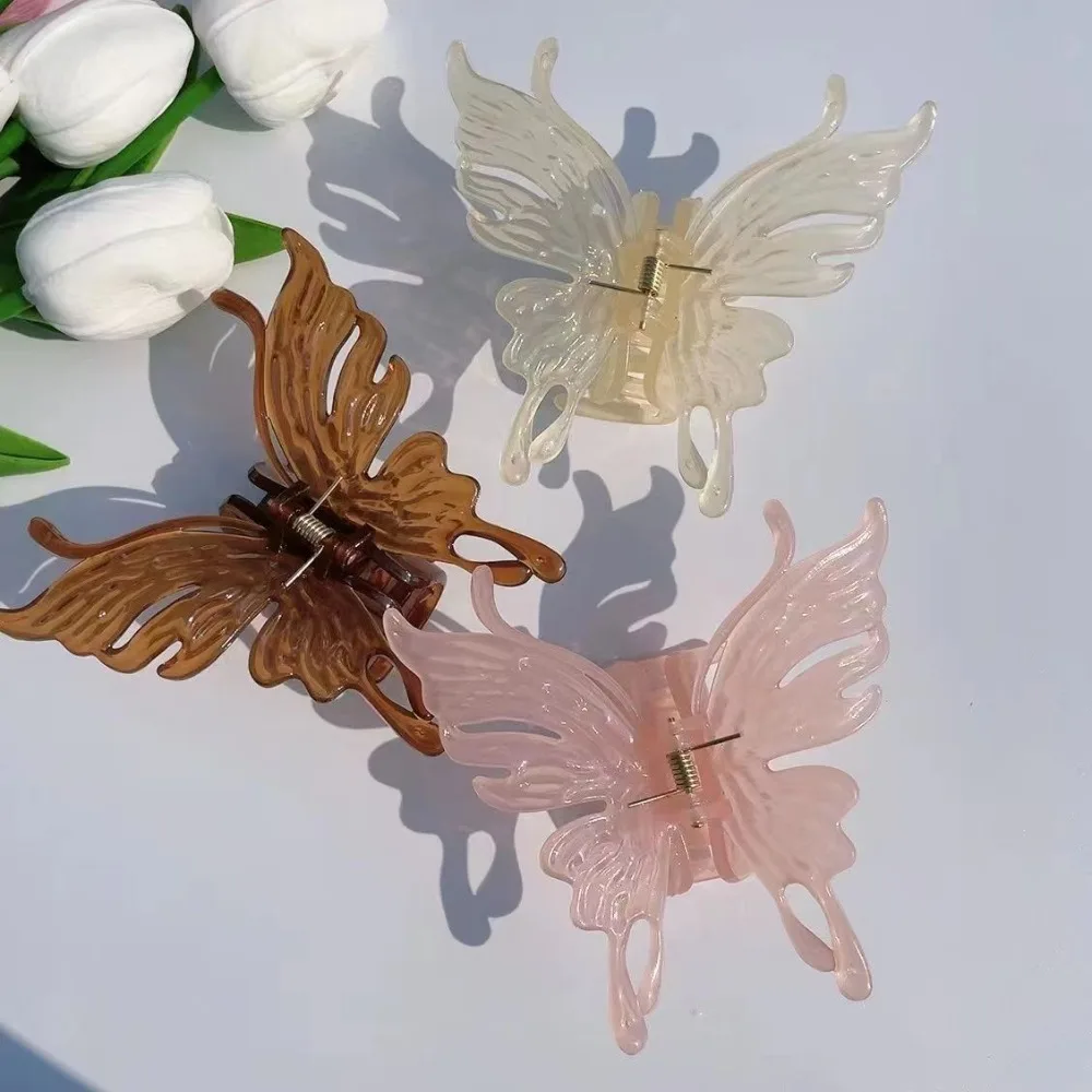 

New Butterfly Butterfly Hairpin Styling Tools Hair Accessory Shark Clip Crab Clips Hair Clamp Summer