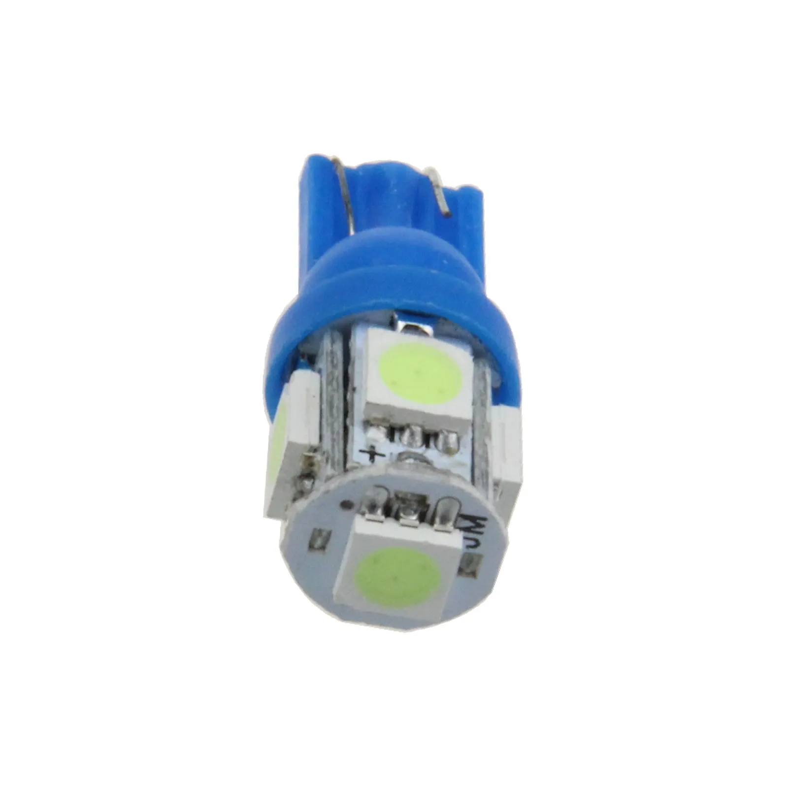 10x Ice Blue Car T10 W5W Tail Bulb Clearance Lamp 5 Emitters 5050 SMD LED 1252 2450 2652 A007-BB