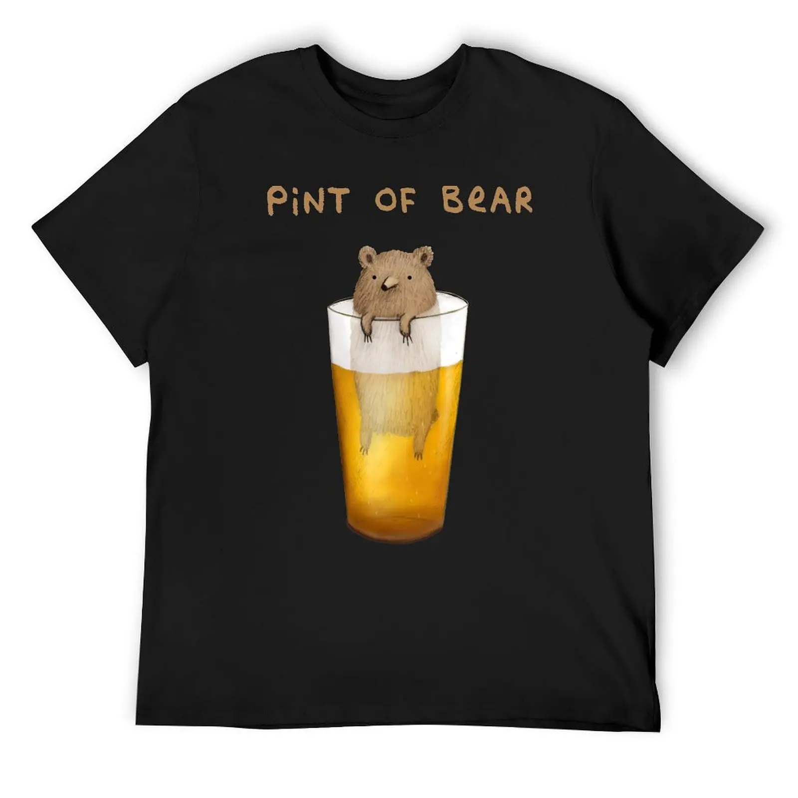 

Pint of Bear T-Shirt summer clothes quick-drying croswit shirt man cotton man t-shirts oversized t shirts for men