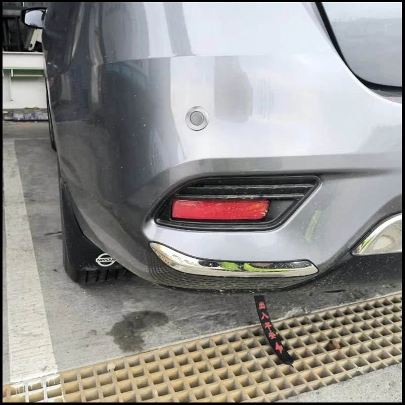 FOR Nissan Sentra 2016-2019 Both Side Bumper Lip Corner Cover Sticker Trim Strip Decorate Car Styling Auto Parts Accessories