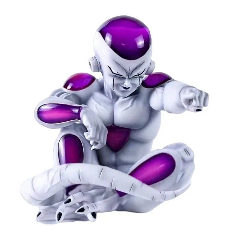 Bandai Banpresto Dragon Ball  FC Frieza  Sitting Posture PVC Plush Toy Peripheral Ornaments Trendy Play Anime Figure Model Model