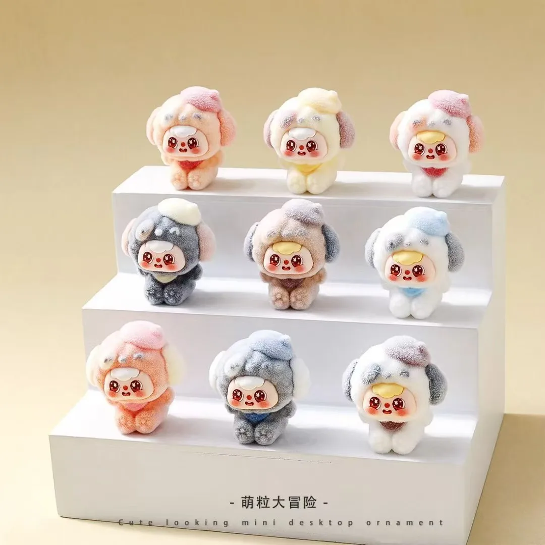 

9pcsA three-year-old cute little dog headgear doll diy pendant