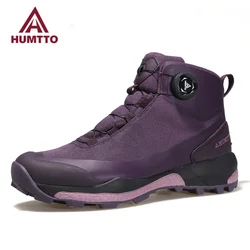 HUMTTO scarpe da Trekking donna 2022 inverno Trekking Sneakers impermeabili da donna Sport all'aria aperta Walking stivali tattici di sicurezza per donna