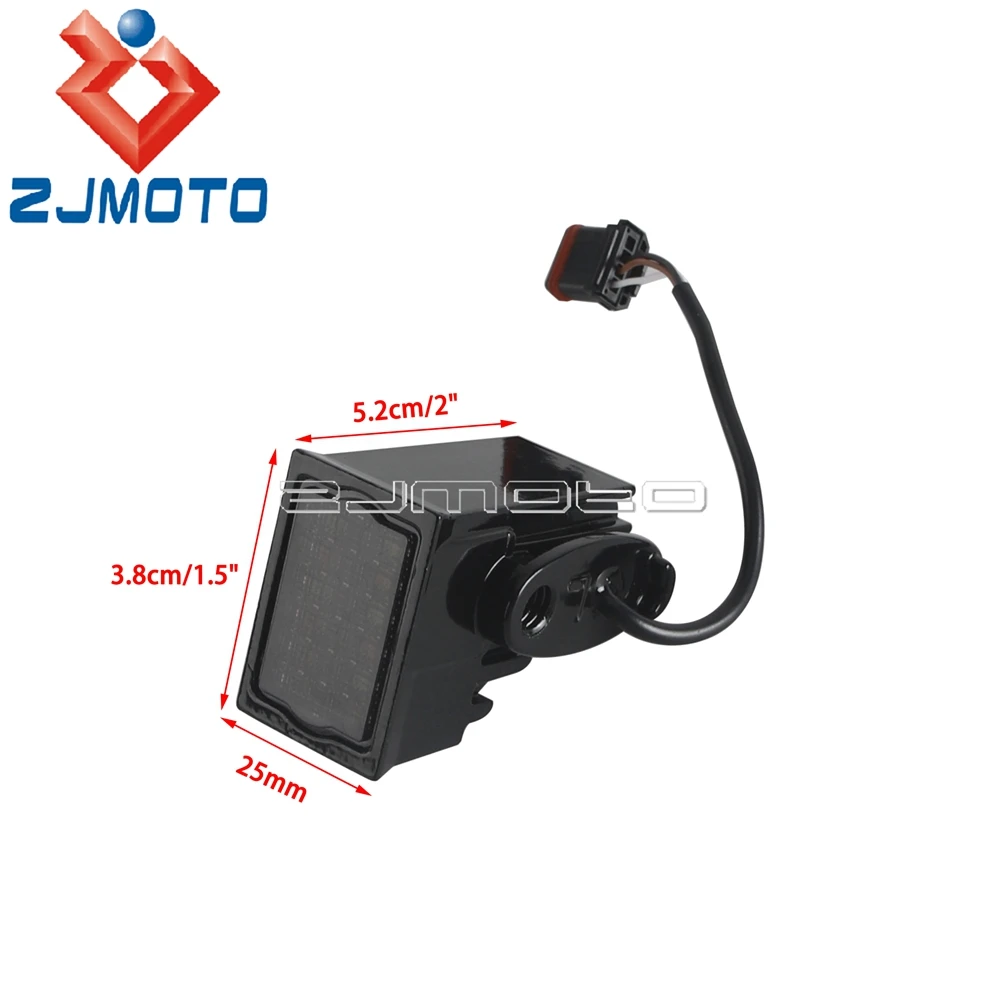 Black Metal Dual Intensity LED Front Turn Signals Running Light Plug And Play For Harley Softail ST EI FXLRST FXRST 2022-2025