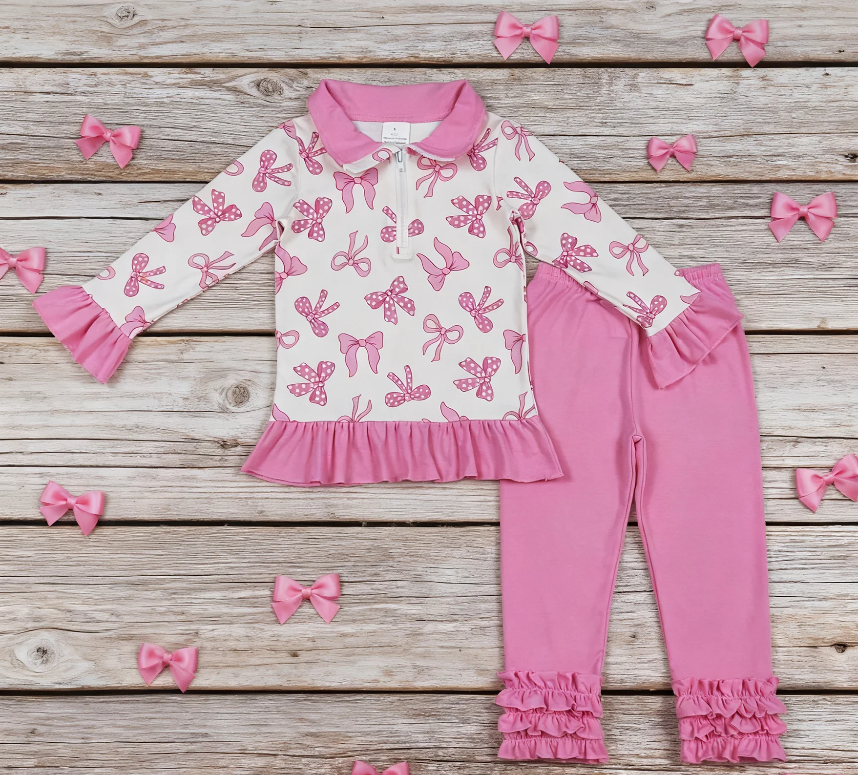 

Z922-19 GLP2778 Baby Christmas Clothes Long Sleeve Top With Pants Set Kids Boutique Outfits