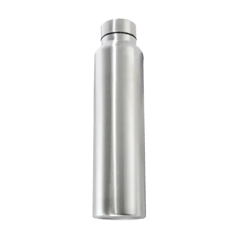 1000ml Stainless Steel Sport Water Bottle Single-layer Rugged Water Cup Metal Flask Drinkware Camping Sports Gym