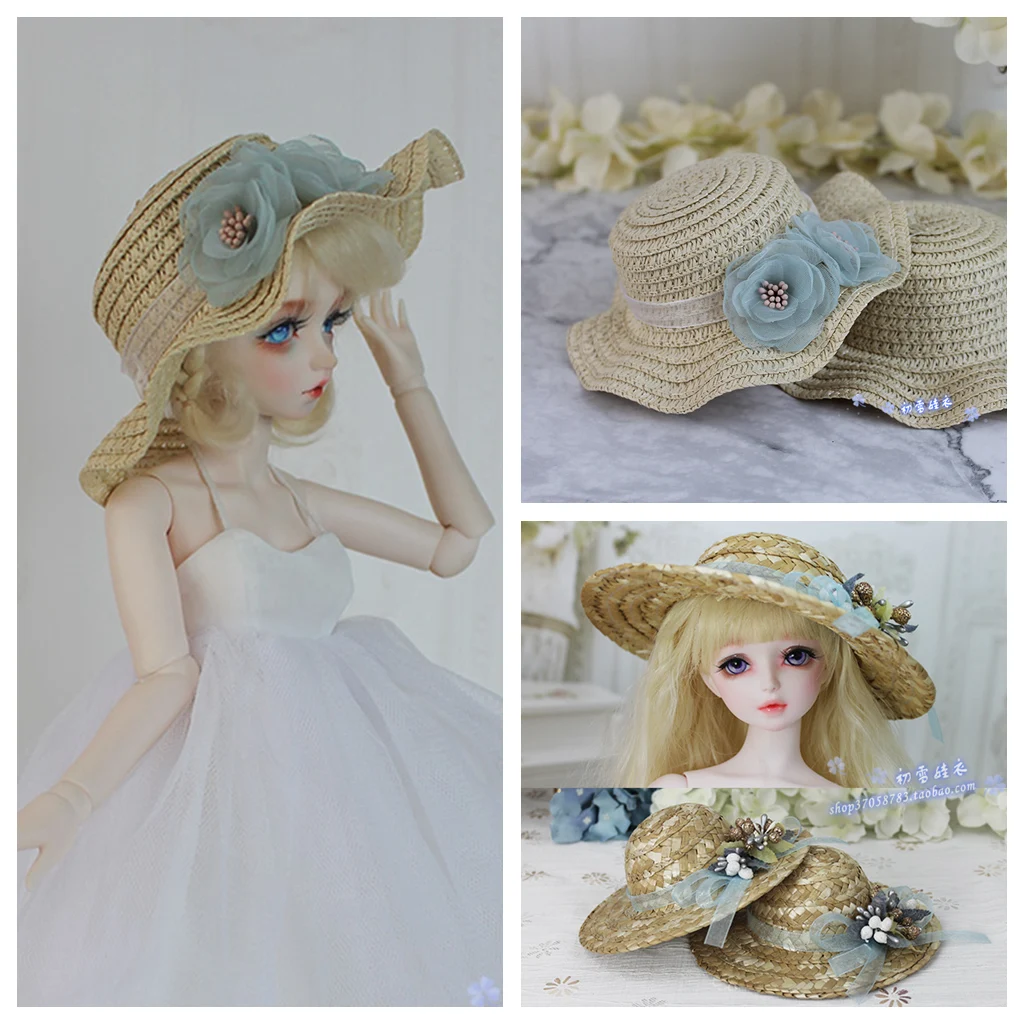 

1/4 1/3 scale BJD accessories straw hat for BJD/SD doll MSD SD13 SSDF blyth,Not included doll and other accessories A0329