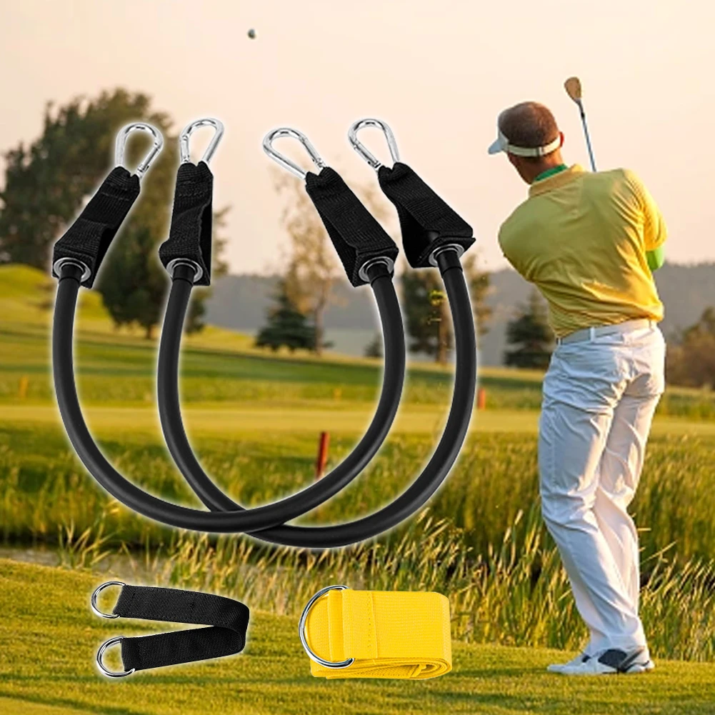 Golf Swing Training Aid Adjustable Swivel Self-study Exercise Strap Multi-function for Men Women Beginners