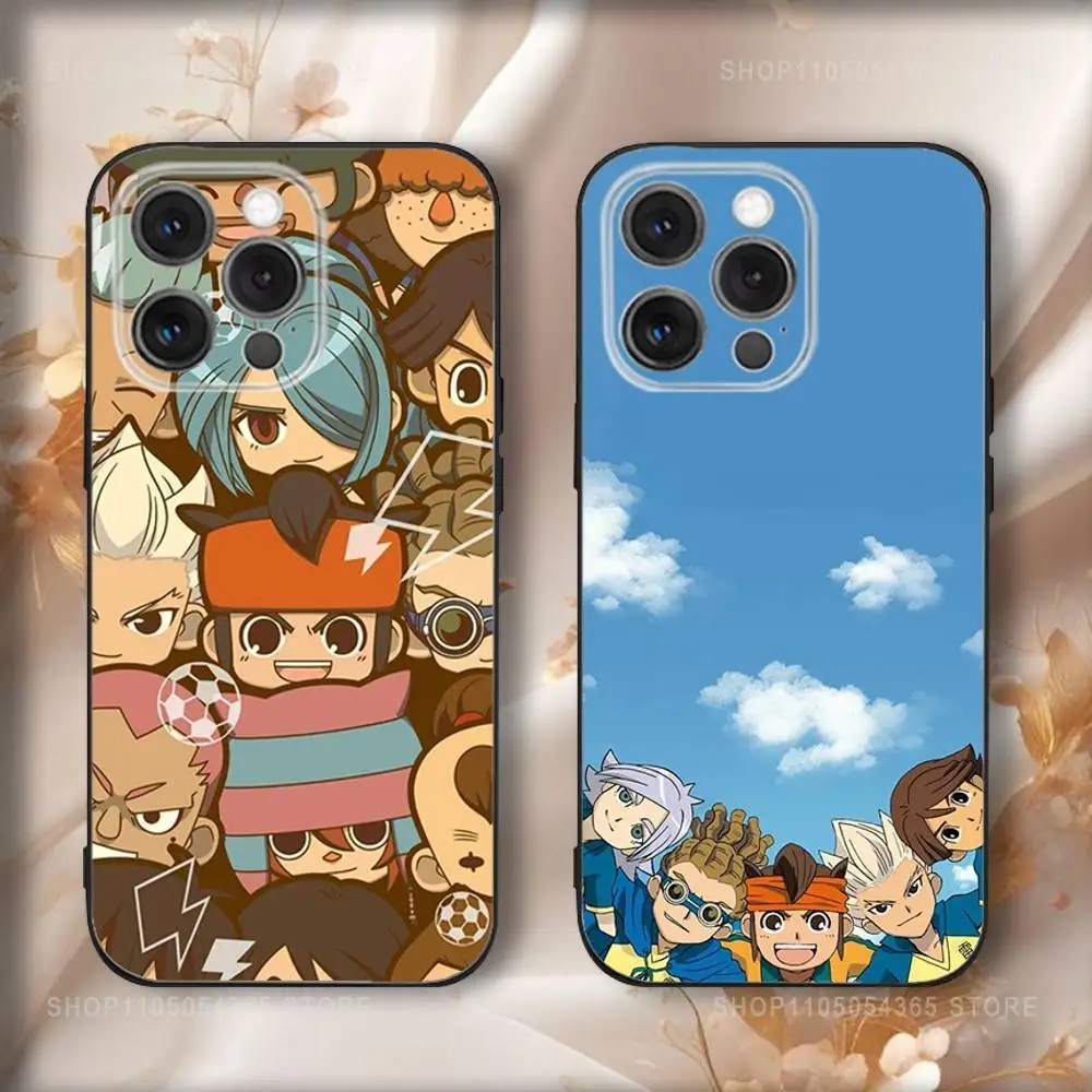 

Aniem I-Inazumas E-Eleven 11 Phone Case For iPhone 17,16,15,14,13,12,11,Pro,Max,Plus,Air,X,XS,XR,SE,8,7,Mini,Soft Black Funda