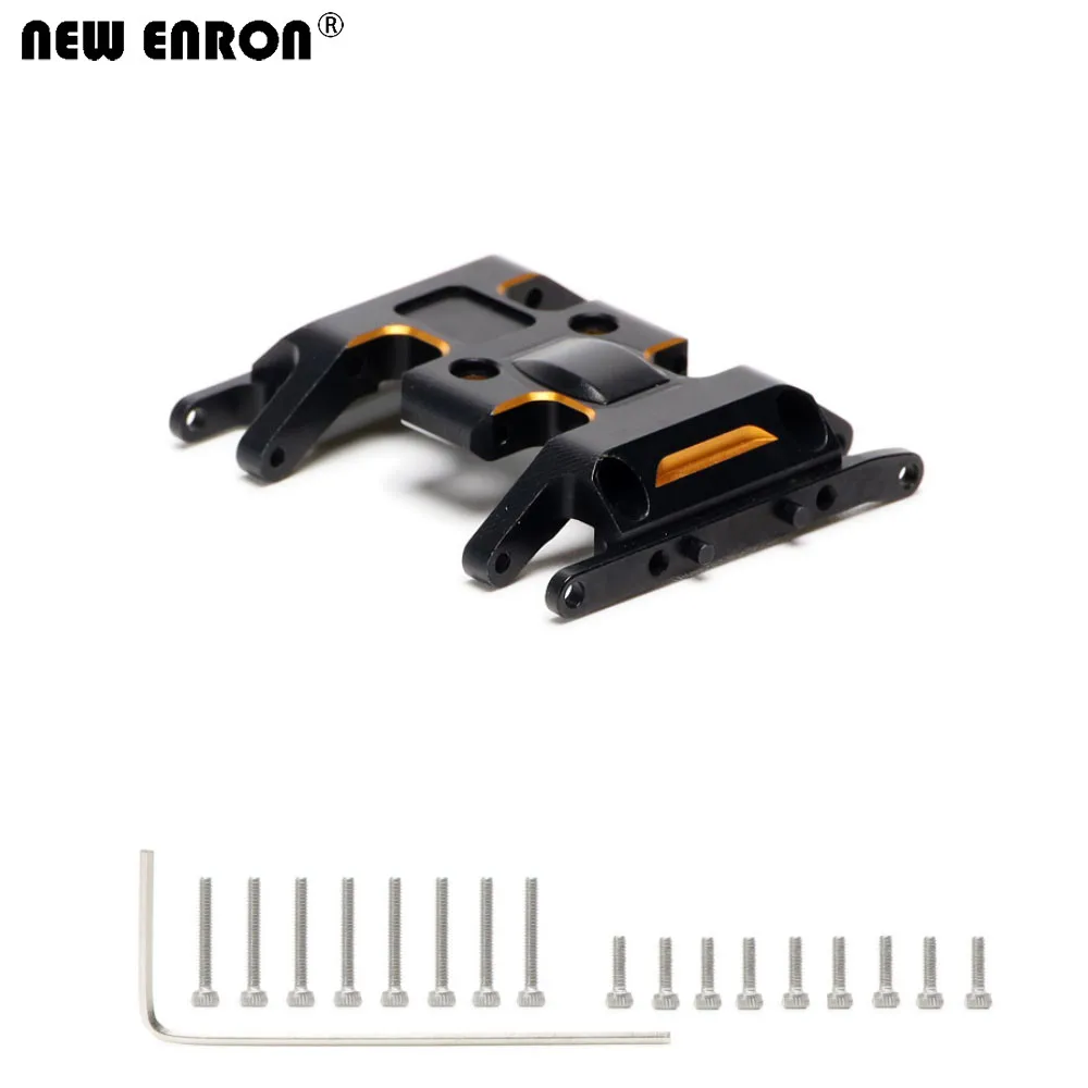 Suporte de montagem de caixa de velocidades central CNC Placa antiderrapante para carro crawler 1/24 RC Axial SCX24 90081 C10