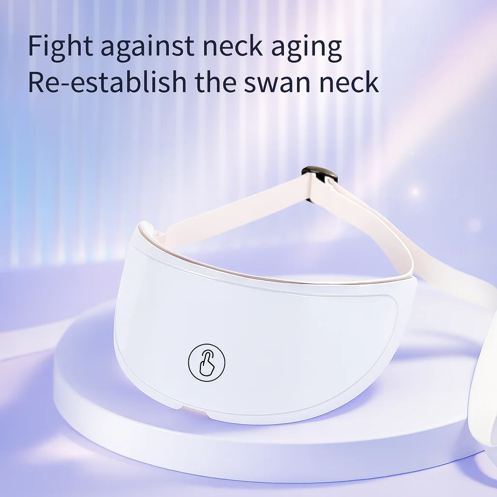 ネックアンチエイジングマスクスキンLEDカラーライトフォト若返り器具ネックライトネックライン美容ネック器具