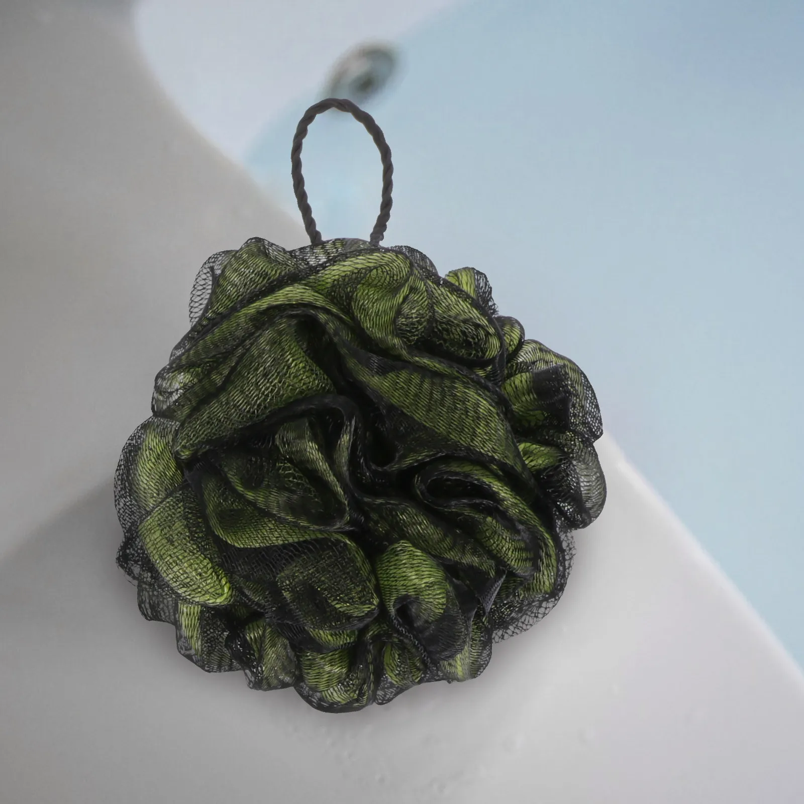 

Набор из 4 мягких отшелушивающих мочалок-губок для душа с шнурком для слива воды, аксессуары для ванной комнаты