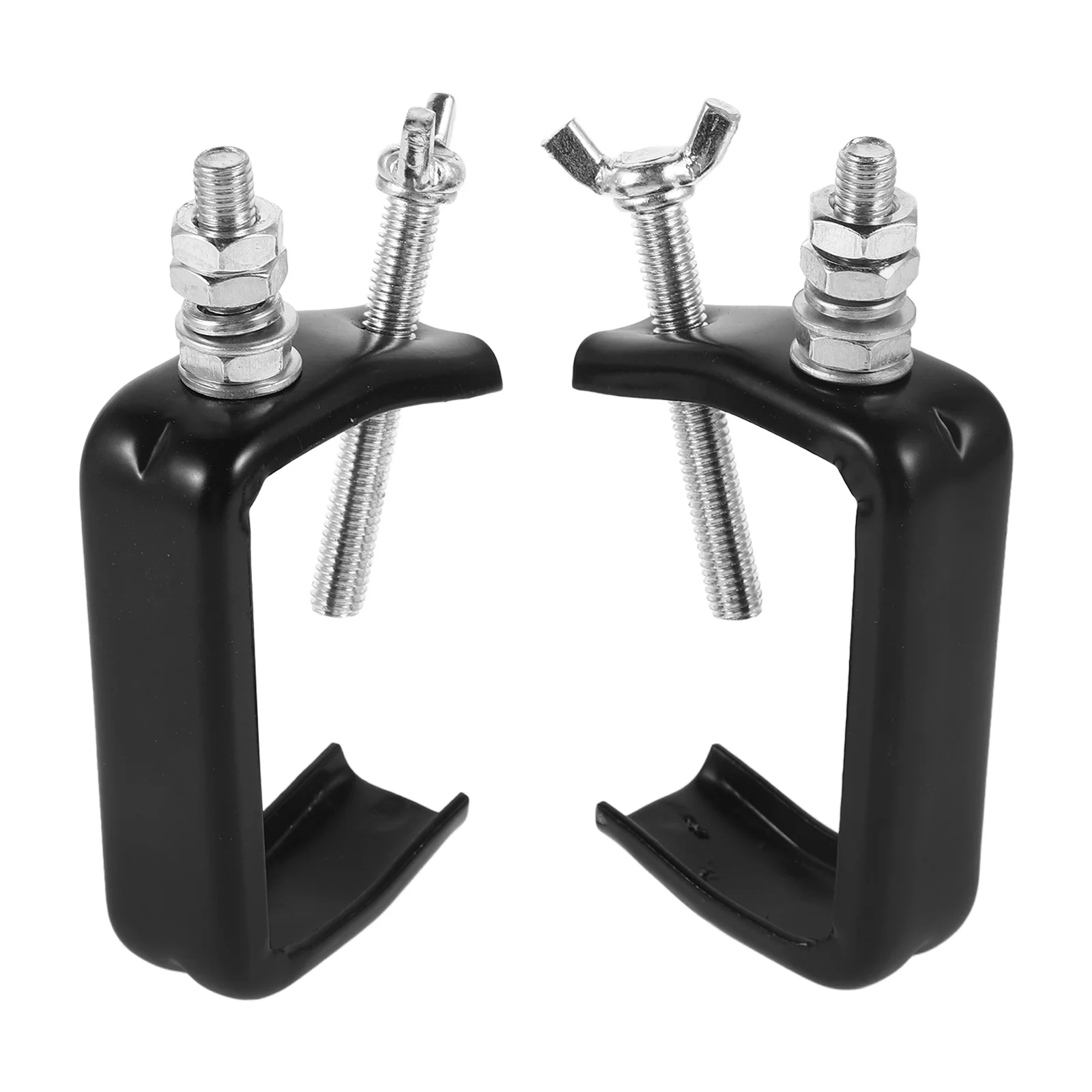 2 ชิ้น Stage Light Hook Hooks คลิปโลหะ Truss Clamps Heavy Duty อุปกรณ์เสริม up