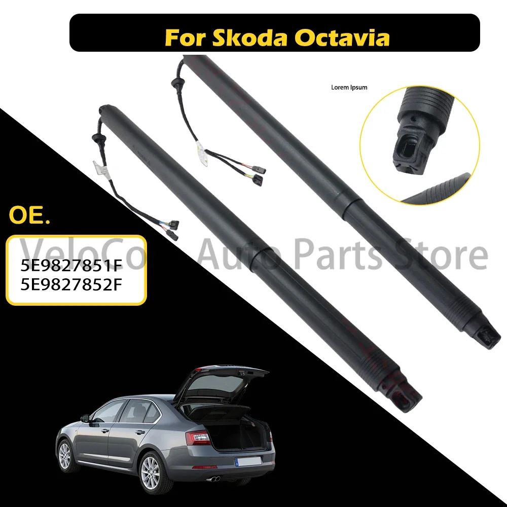 Rear Trunk Power Lift Struts For 2012-2020 Skoda Octavia Left Right 5E9827851F 5E9827852F Quiet & Durable