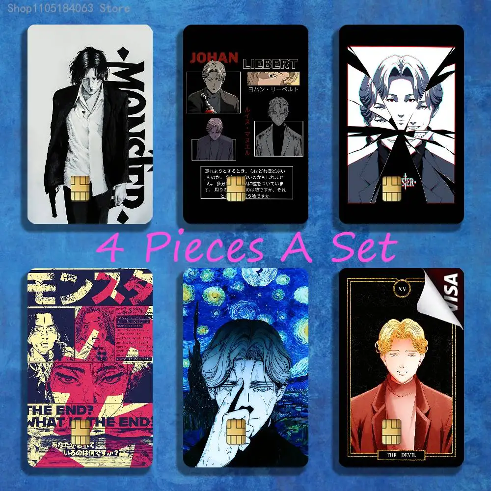 

Manga M-Monster Anime Stickers Credit Visa Debit Bank Charge Card Bus Metro Waterproof Sticker Decal Decoration