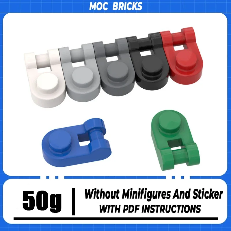 

167 шт., совместимая с MOC сборка частиц 26047, круглая пластина 1x1 с ручкой для стержня на боковой части строительного блока, образовательная часть