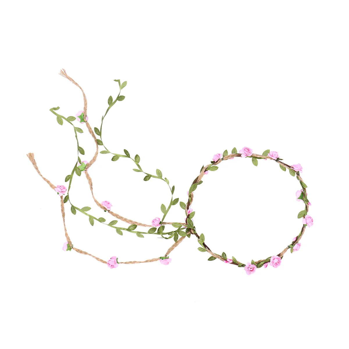 

Венок повязка на голову ручной работы с цветочной короной романтические элегантные аксессуары для волос день рождения свадьба реквизит для фотосессии