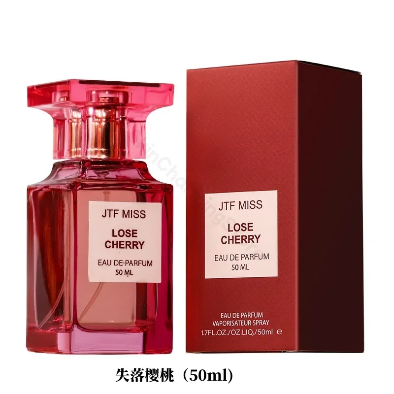 50ml Brand Perfume Men Women High Quality Unisex Long-lasting Eau De Parfum Spray Women Classic Rose Series Parfume Tom- FORD