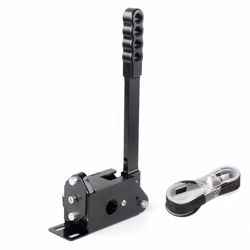 Handbrake for Racing Simulator Compatible with PC via USB 16bit Hall Sensor Technology with FOR Alloy Spring Handbrake
