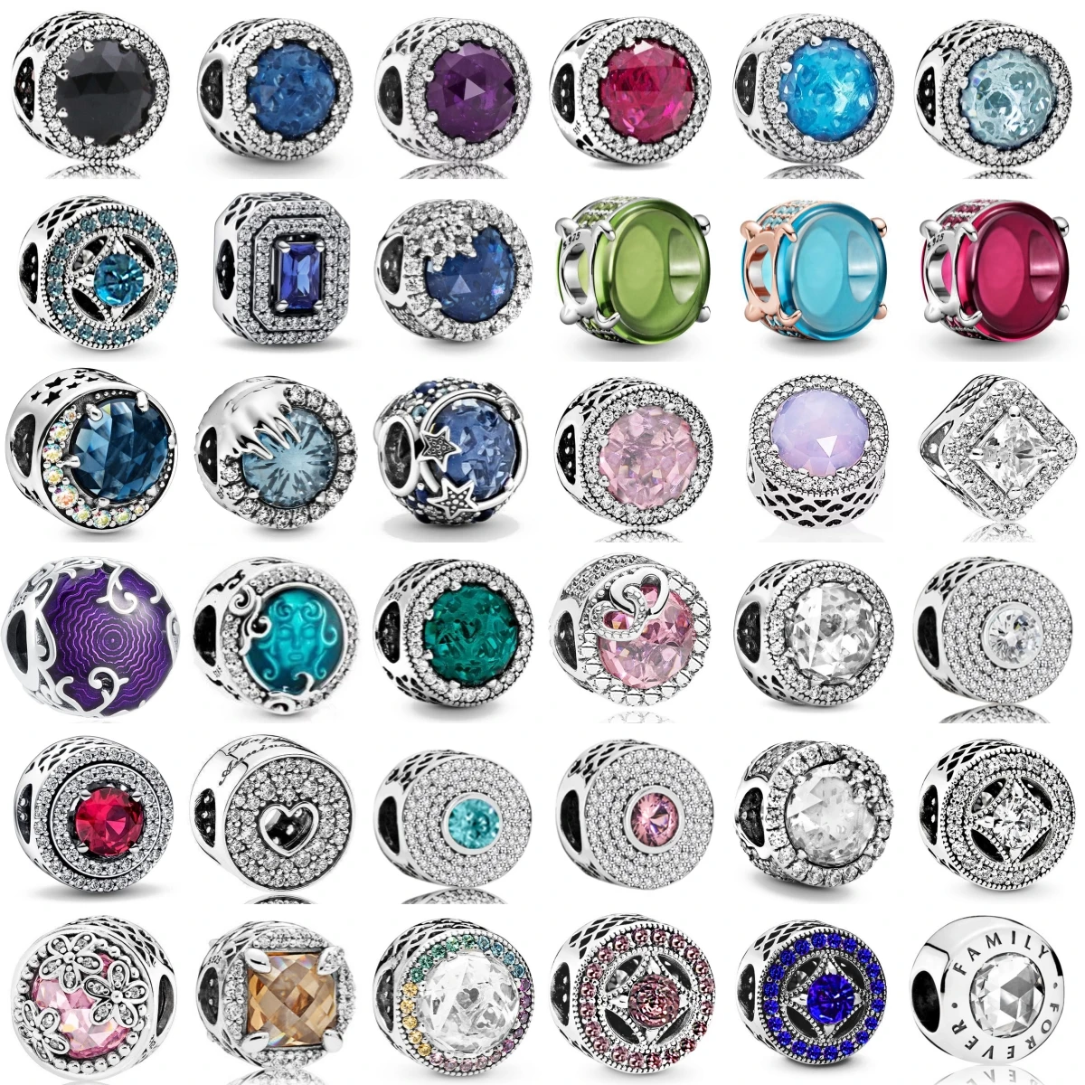 Nuevo Abalorio de plata de ley 925 compatible con pulsera Original, accesorios, joyería para mujer, serie