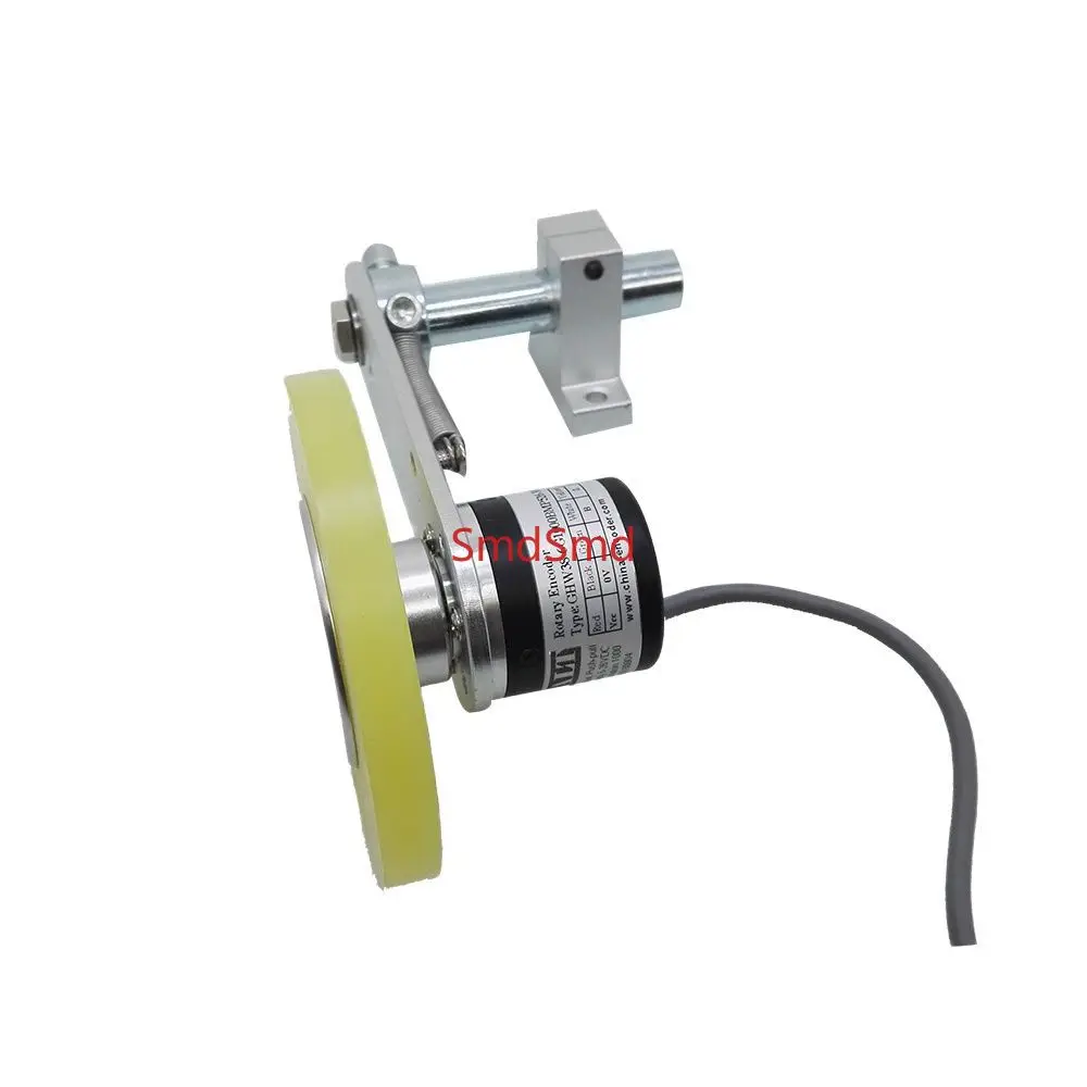 CALT GHW38-06G300BMC526-300 encoder wheel 300mm with mounting bracket for conveyor belt NPN Output