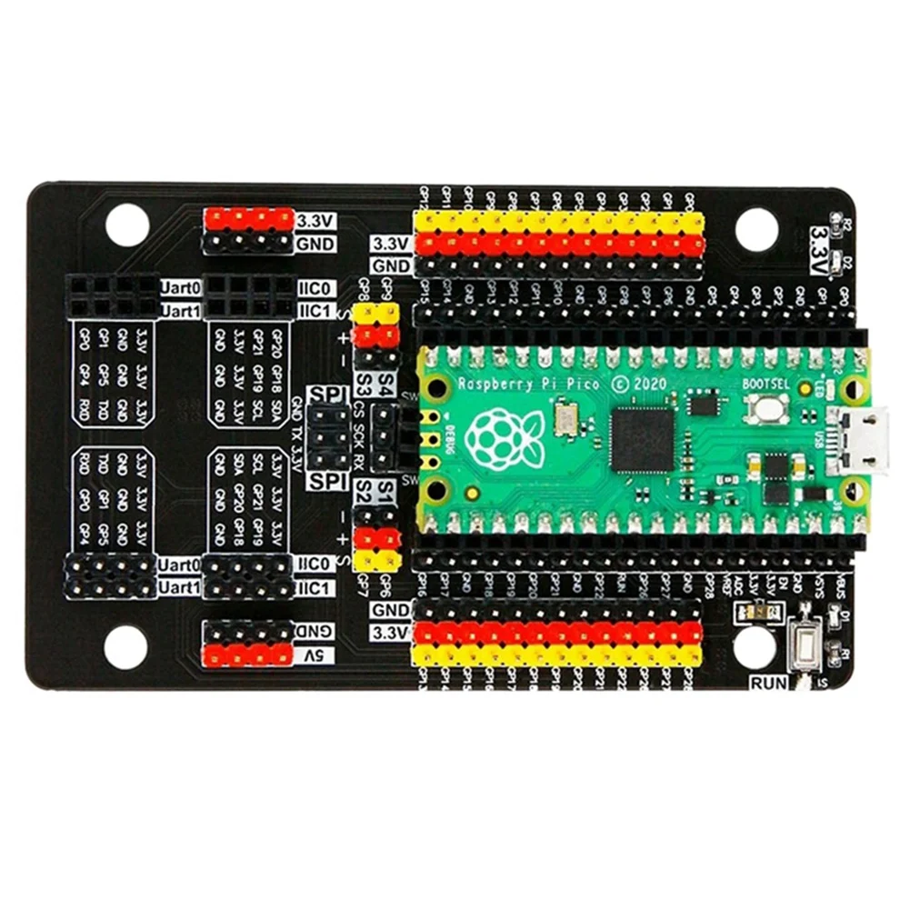 

For Raspberry Pi Pico Gpio Module Sensor Expansion Board Multiple Functional Interfaces for Easy Connection