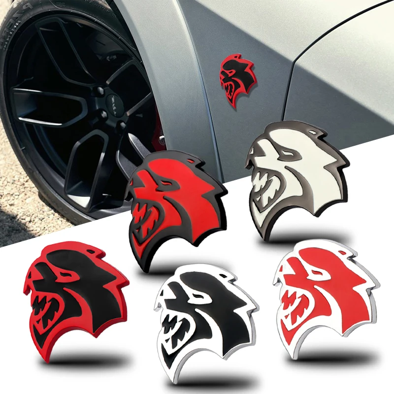 3d personalizado corpo do carro crachá adesivos auto lado fender traseiro tronco decalques para dodge durango calibre dakota neon nitro ram dardo