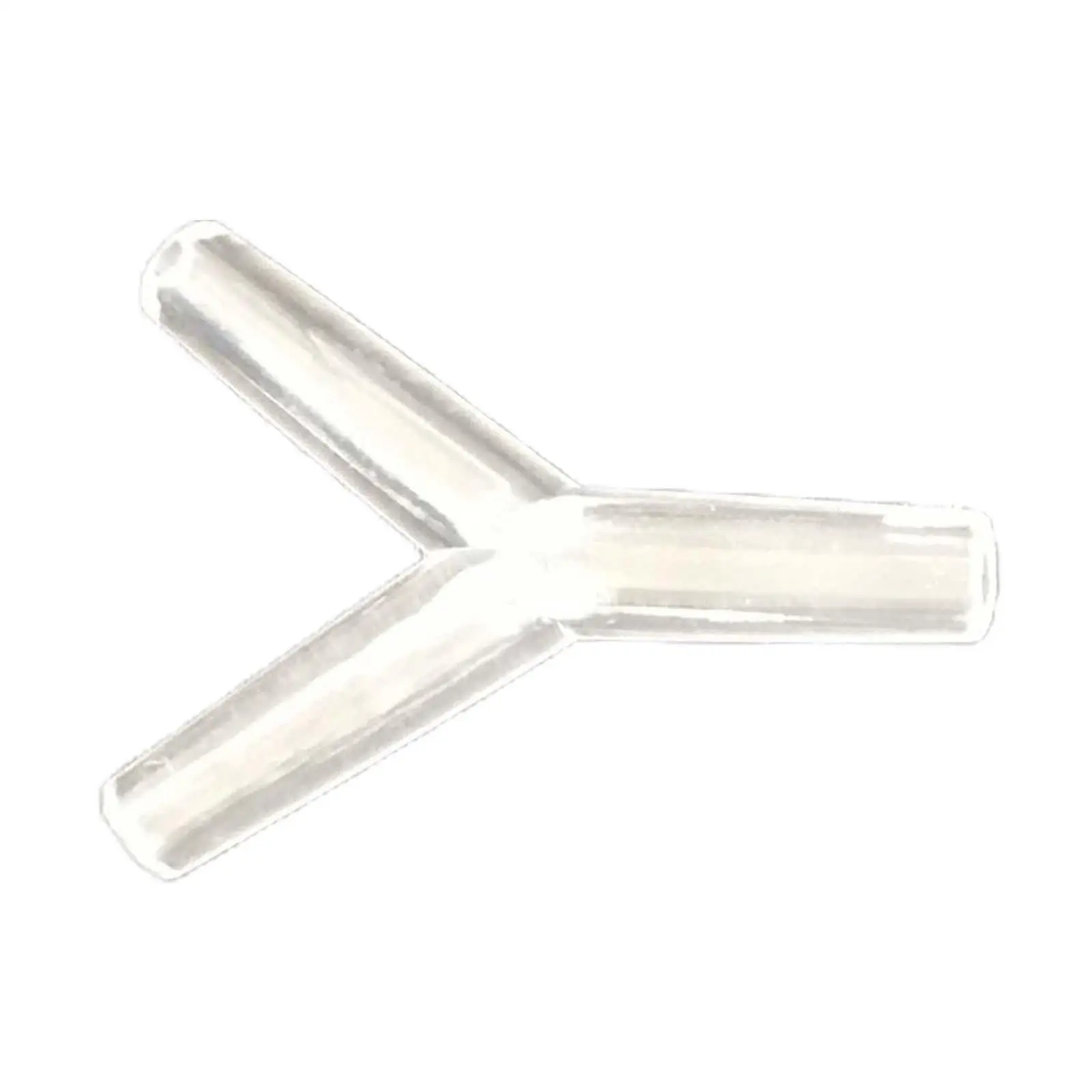 Y Way Air Pump Splitter Transparent Plastic Tubing Connector Valve for Aquarium Oxygen Pump Fish Tank Use