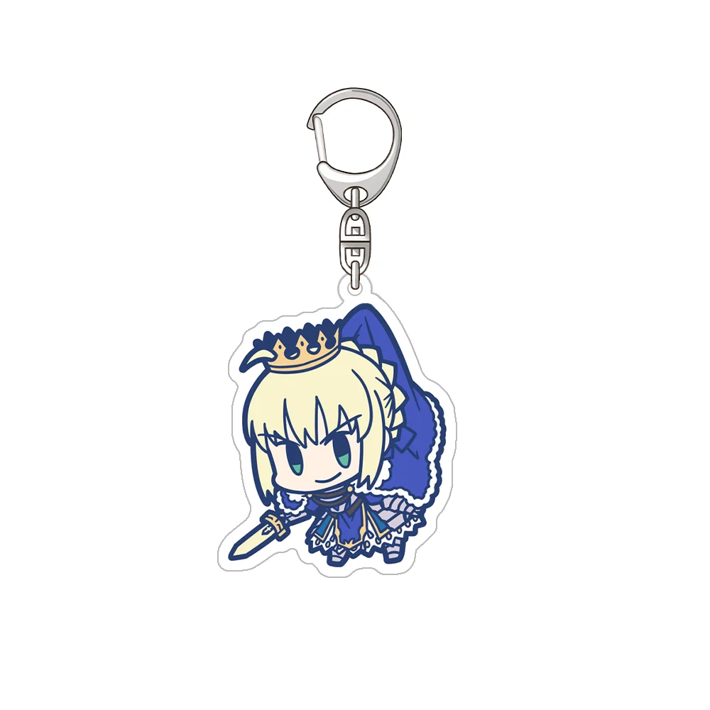 Fate Saber Ruler Alter Okita Sōji Archer Ereshkigal Alter Ego Meltryllis Foreigner Acrylic Keychain Bag pendant anime goods Gift