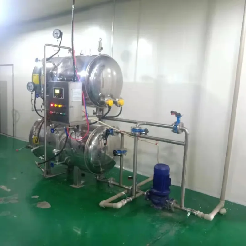 Small Lab Retort Sterilizer Pilot Plant Canned Food Pouch Glass Bottle Processing Sale Factory Direct Accept Custom
