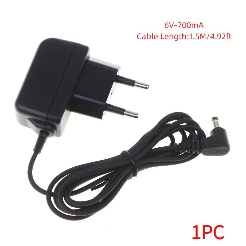 1PC 6V 1A Dc Power Supply Adapter Charge Cord Replacement For Healthcare Upper Arm Blood Pressure Monitor Eu Plug.