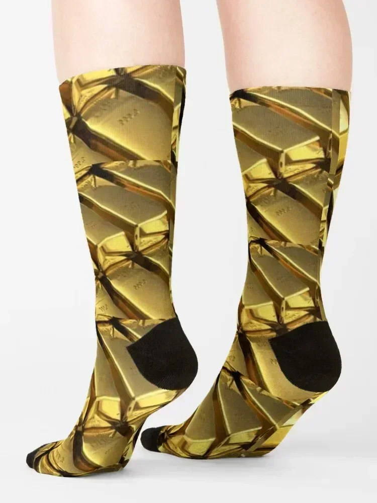 gold bars Socks Men's essential sports and leisure Rugby Socks For Women Men's
