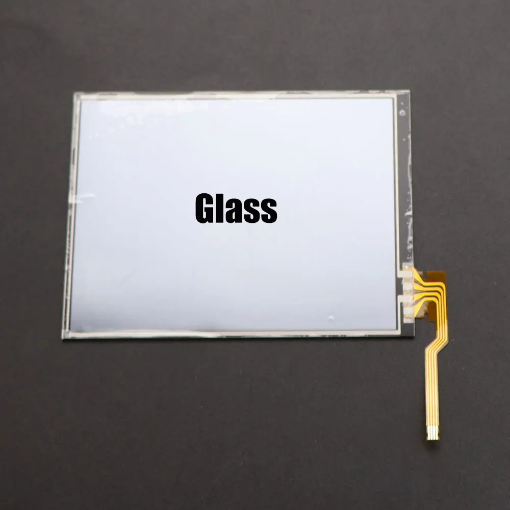 ل 2DS لعبة البلاستيك الزجاج محول الأرقام بشاشة تعمل بلمس عدسة غطاء لوحة أعلى أسفل واضح طبقة رقيقة واقية القلم استبدال