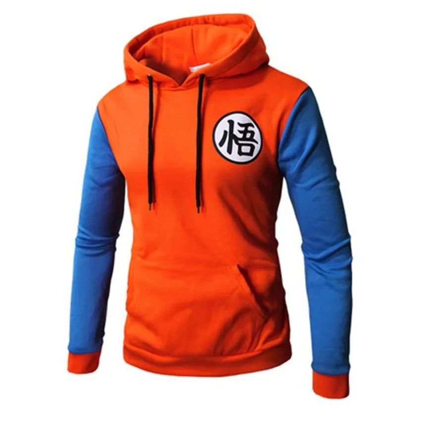 Hot Jacket 2024 New Anime Dragon Cosplay Costume HoodieSweatshirts Cardigan son Goku Kame Symbol Casual Cartoon Hoodies Tops