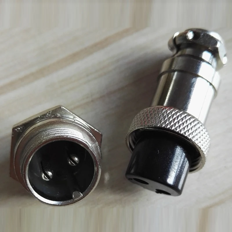 

1set GX16 2 Pin Male Female L70Y Diameter 16mm Circular Connector Aviation Socket Plug Wire Panel Connector